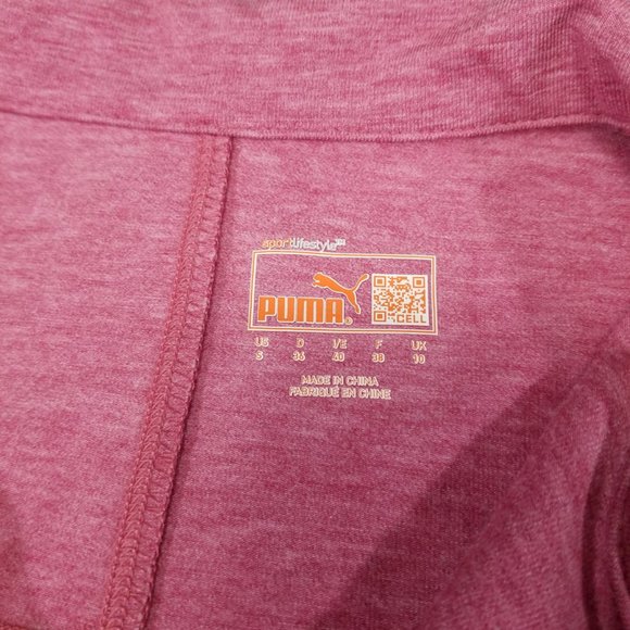 Puma Half-Zip Long Sleeve Sweatshirt w/ Thumbholes - Picture 3 of 12